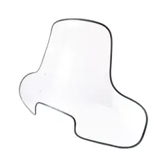 ATV Vindrute Universal - Klar, 3.5mm H46cm, B86cm, utsparing for lykt