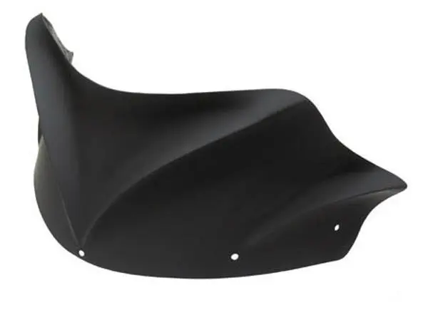 SnoStuff Peak Windshield - Matt Sort Ski Doo Rev Chassis '2003-2011 