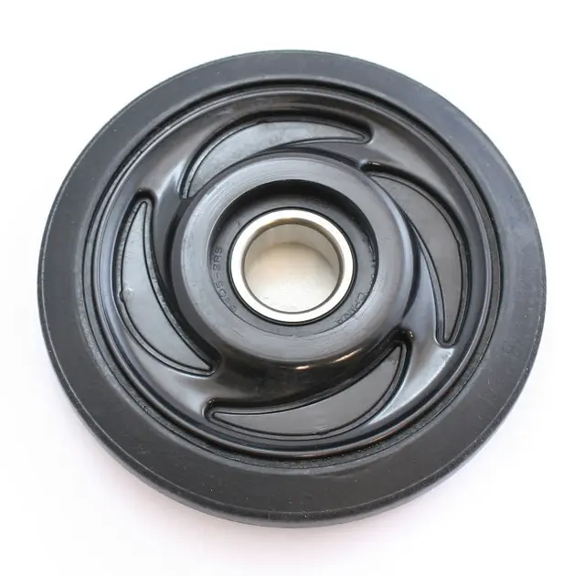 Boggiehjul Polaris - 135mm, Sort 25mm aksling, leveres med lager 6205-2RS 