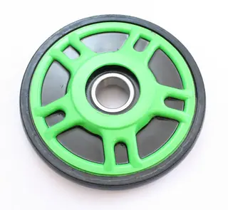 Boggiehjul Arctic Cat - 143mm, Gr&#248;nn 25mm aksling, leveres med lager
