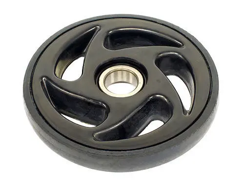 Boggiehjul Plast m/lager -  Sort Ø152mm 