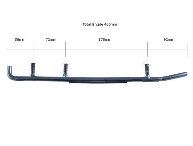 Styreskinne Lynx, Coromant - 605348677 Total lengde 400mm, 25.4mm bolter 