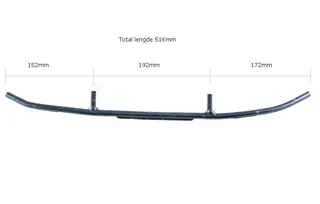 Styreskinne Lynx ADJ ski - Coromant Total lengde 516mm,35mm bolter,605352643