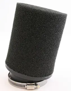 SledTech Luftfilter Universal - Sort 40-44mm, H&#248;yde 152mm, Vinklet 15&#176;