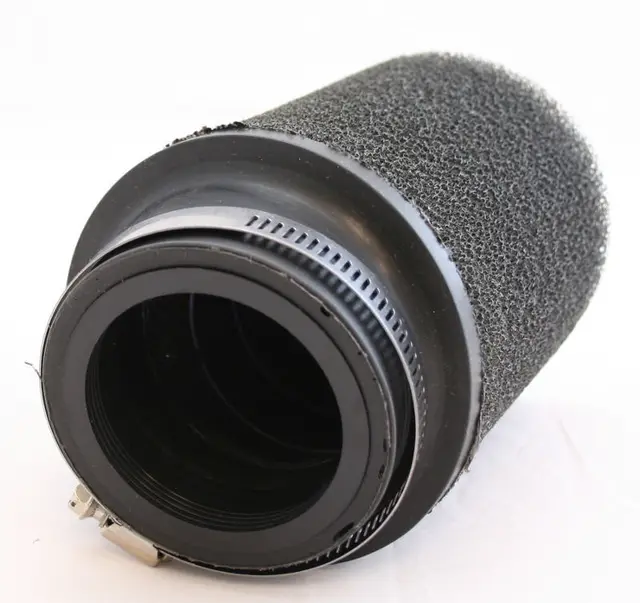 SledTech Luftfilter Universal - Sort 40-44mm, Høyde 152mm, Vinklet 15° 