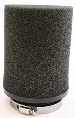 SledTech Luftfilter Universal - Sort 75mm innvendig, H&#248;yde 152mm