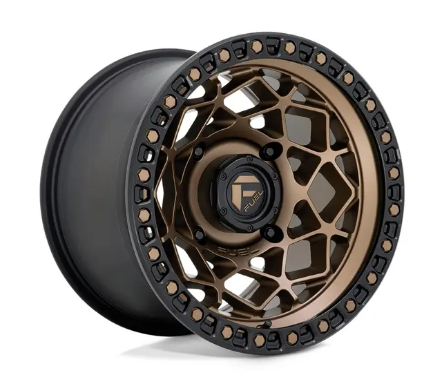 Fuel Unit UTV 15X7 - 4X137, 110.10, +10 Bronse med Sort Matt Ring 