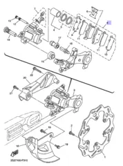 Yamaha Bremseklosser Bak WR/YZ 2003-20