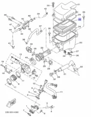 Yamaha Luftfilter MT125/WR125/YFZ125 Yamaha Originaldel