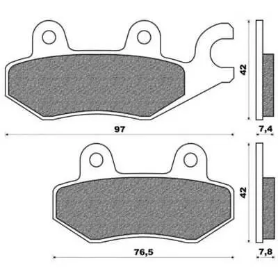 Yamaha Bremseklosser Front YBR250 Yamaha Originaldel 