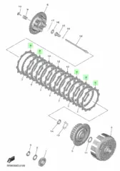 Yamaha PLATE FRICTION