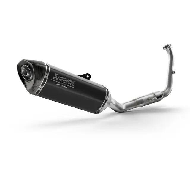 Akrapovic Komplett Eksosanlegg Titan - Sort