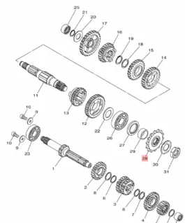SPROCKET DRIVE (14T) YZ85 2002-20