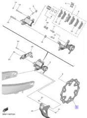 Yamaha Bremseskive Bak