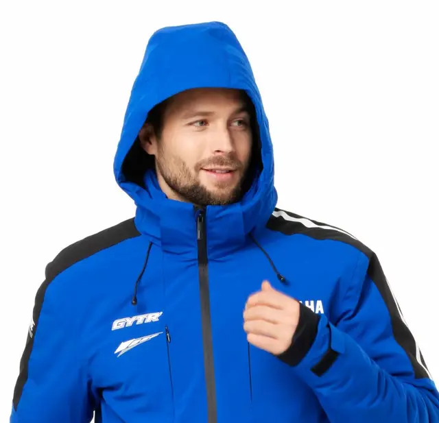 Yamaha Harrow Ytterjakke Herre S Blå med Yamahalogo 