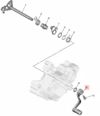 Yamaha SHIFT PEDAL ASSY YZ65 YZ65 2018-20