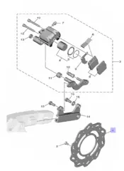 Yamaha Disk, Rear Brake 2 YZ65 2018-20