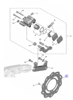 Yamaha Disk, Rear Brake 2 YZ65 2018-20