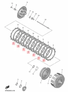 Yamaha Plate, Clutch 1
