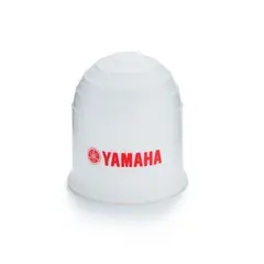 Yamaha Hengerkulebeskytter Hvit med r&#248;d logo