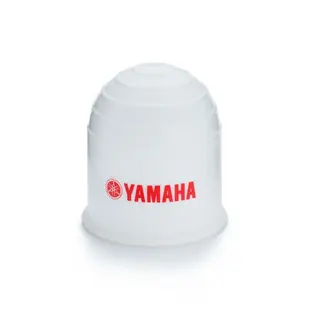 Yamaha Hengerkulebeskytter Hvit med r&#248;d logo