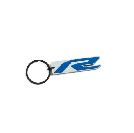 Yamaha R Nøkkelring Blå med R-logo 