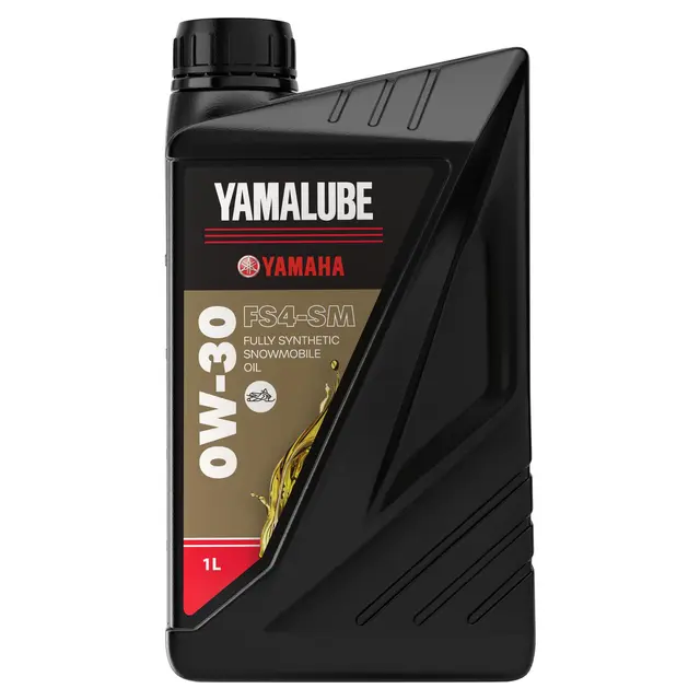 Yamalube 4-Takt 0W30 1L Fullsyntetisk Snøscooterolje 
