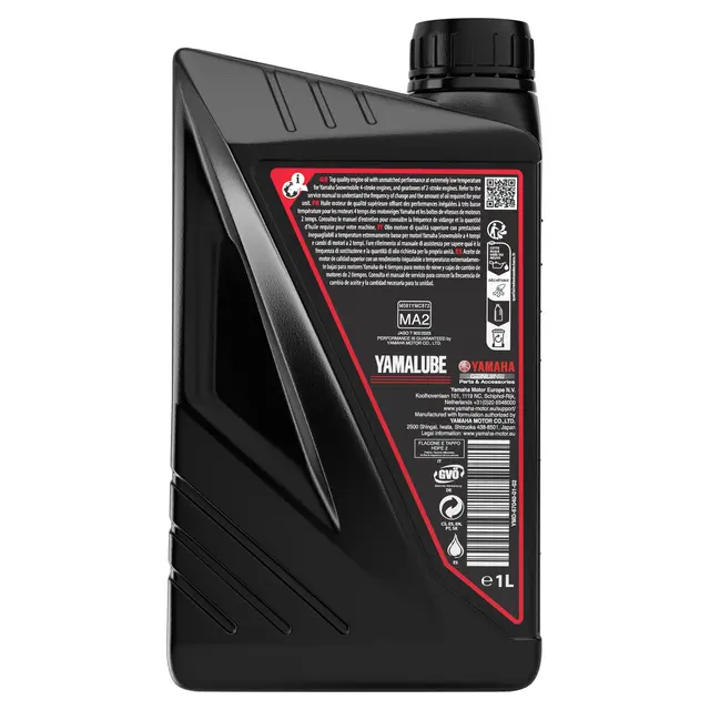 Yamalube 4-Takt 0W30 1L Fullsyntetisk Snøscooterolje 