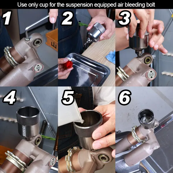 DRC Luftekopp for Bakdemper - SHOWA 1 Blå 