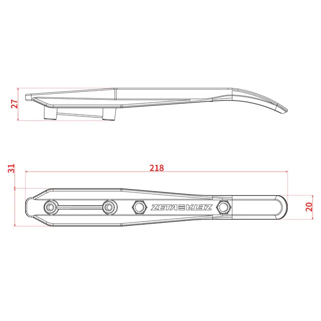 ZETA Håndbeskyttere-XC-PRO Convert, Hvit Komplett sett 