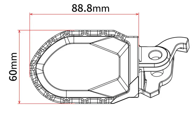 ZETA Fast-RearWheel Spacer KTM SX/XC/EXC/XCF - Oransj