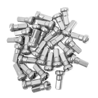 Z-Wheel Aluminum Nipple P5 - S&#248;lv 36 stk