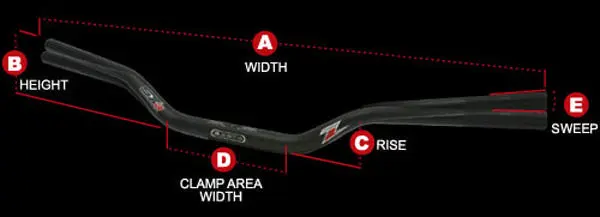 ZETA CX Bar Mini Racer High Styre Sort 
