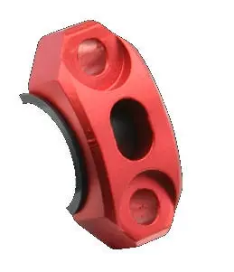 ZETA Styreklemme Roterbar - Rød Roterbart feste 