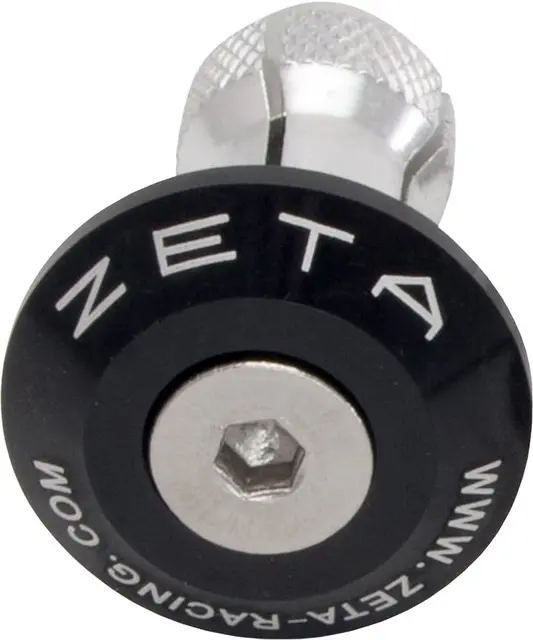 ZETA Bar-End Plug 29mm - Sort Leveres i par 