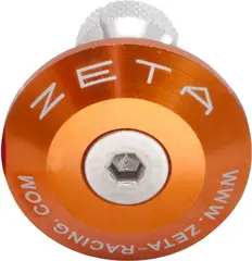 ZETA Bar-End Plug 29mm - Oransje Leveres i par