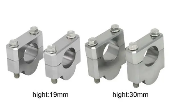 ZETA Styreforhøyer Fatbar ø28,6 - 19mm Høyde: 19mm, Omkrets Styre: 28.6mm 