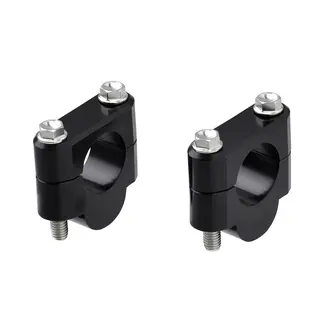 ZETA Styreforhøyer Std Sort, ø22,2, 19mm Høyde: 19mm, Omkrets Styre: 22.2mm