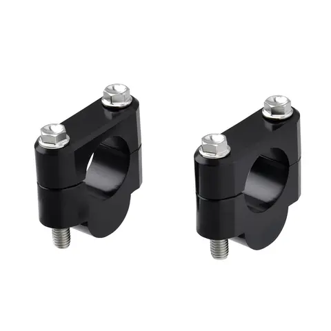 ZETA Styreforhøyer Std Sort, ø22,2, 19mm Høyde: 19mm, Omkrets Styre: 22.2mm