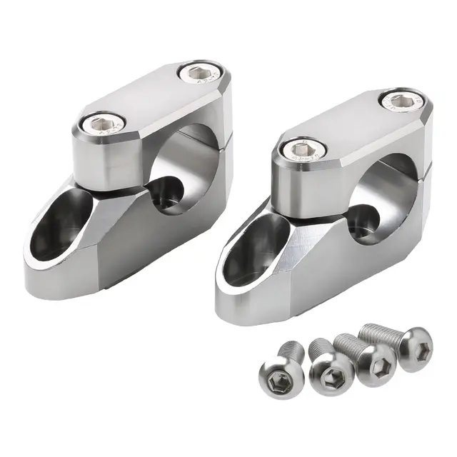 ZETA Styreforhøyer Ti,Offset, Ø22,2/28,6 Offset: 20mm, H:26mm. Ø28,6mm,Titan 