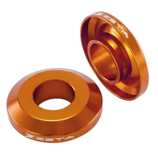 ZETA Koniske Bakhjulshylser - KTM Oransje, 125-450 SX / EXC 13-20