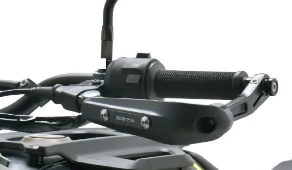 ZETA Håndbeskyttere, Svart- Kawa/Yama For M16 Yamaha og M8 Kawasaki Styreender 