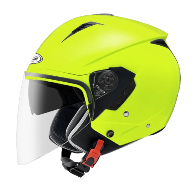 Zeus 205 Hjelm - Fluor.Gul, 66/3XL Godt egnet til både MC, ATV og Scooter 