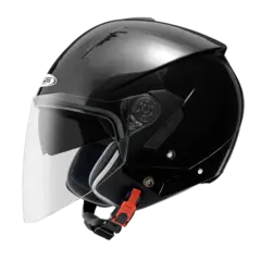 Zeus 205 Hjelm - Matt Sort, 60/L Godt egnet til b&#229;de MC, ATV og Scooter