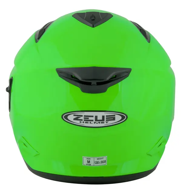 Zeus Jet 613E - Fluor. Grønn, M/58 Ny halvhjelm m/solvisir 